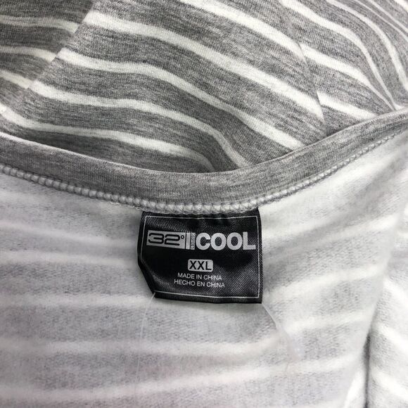 NWT 32 Degree Cool Women Sleeveless Pullover Striped Dress Size XXL Gray B272 -5 - Picture 7 of 15